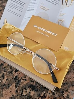 EyeBuyDirect Harry Potter Style Round Metal Eyeglasses